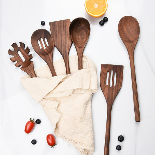 WalnutCraft 6-Piece Kitchen Utensil Set