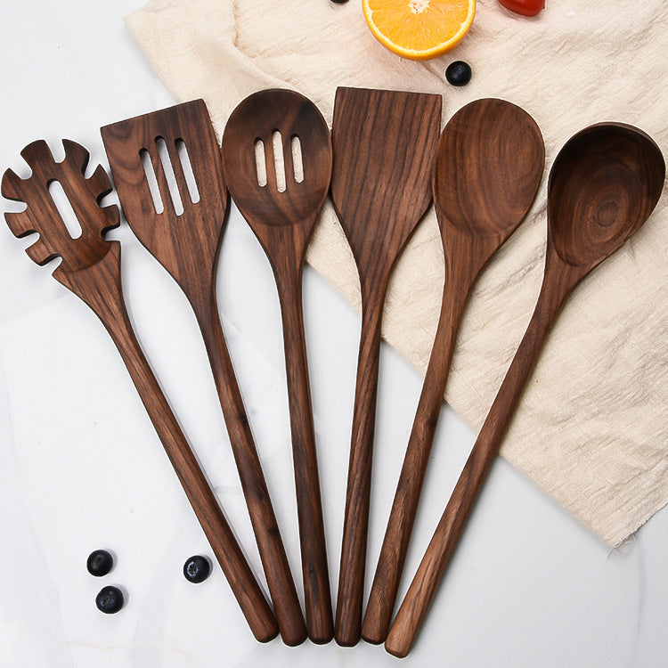 WalnutCraft 6-Piece Kitchen Utensil Set