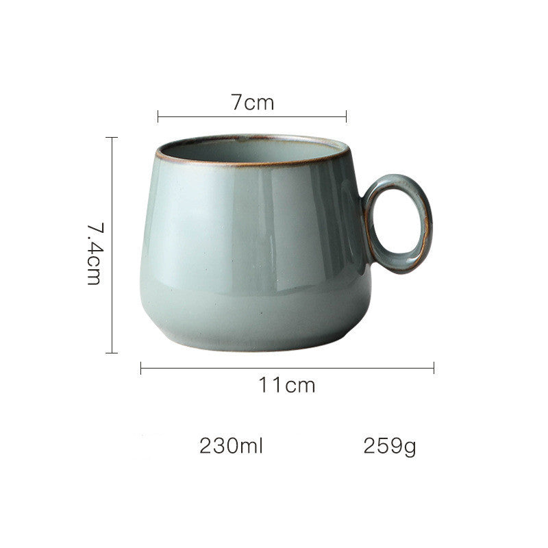 ClayCraft Retro Kiln Coffee Cup Set