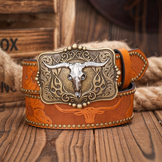 Skull Rider Western Belt