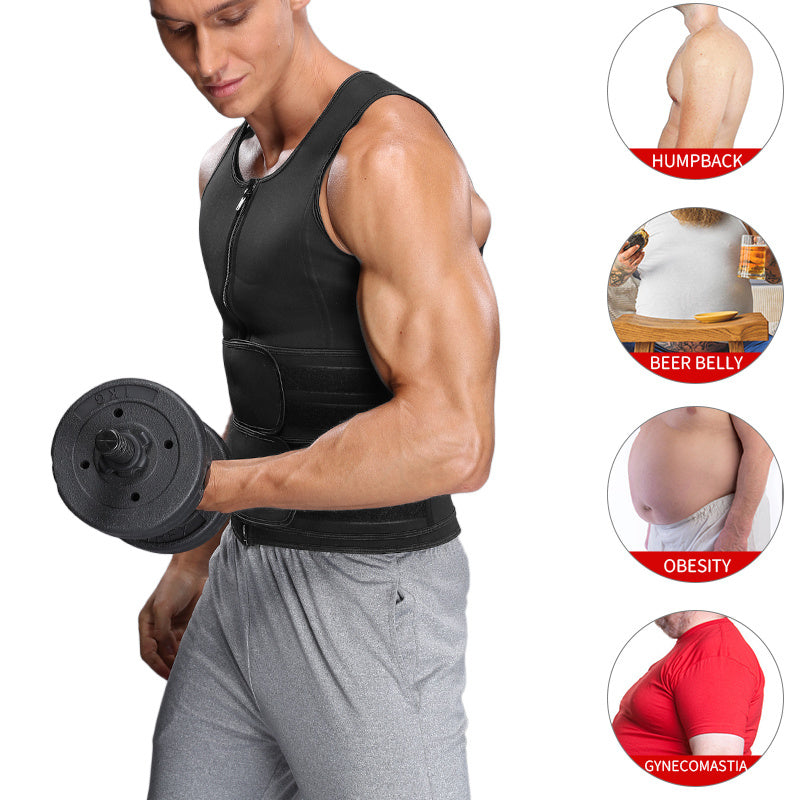 Sauna Waist Trainer Vest – Sweat-Enhancing Shapewear