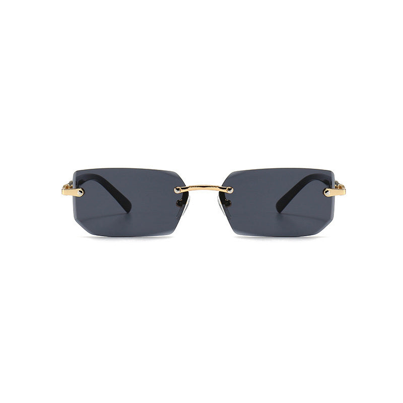 Golden Edge Rimless Sunglasses