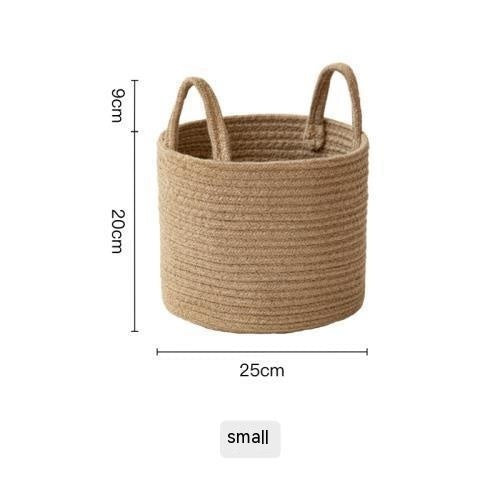 Sierra Loom Jute & Cotton Basket