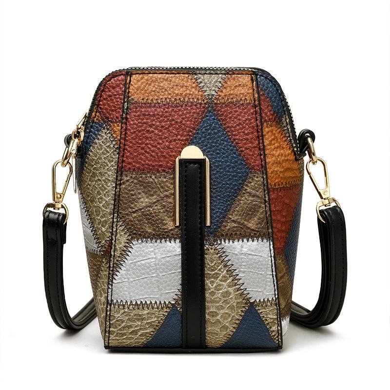 LuxeStitch Soft Leather Shoulder Bag
