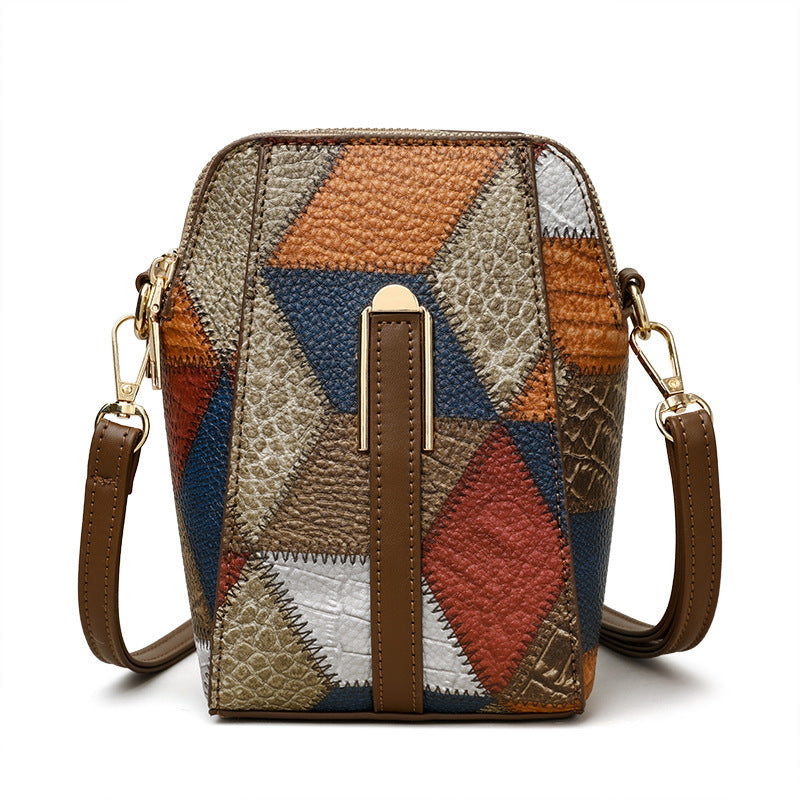 LuxeStitch Soft Leather Shoulder Bag
