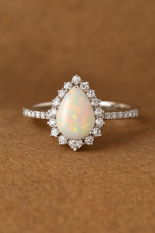 Luminous Opal Ring