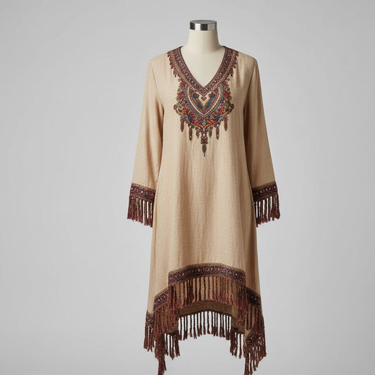 Sundown Fringe Dress