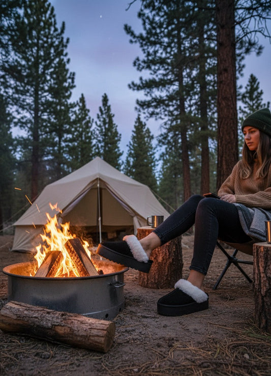 Alpine Hearth Fur Slippers