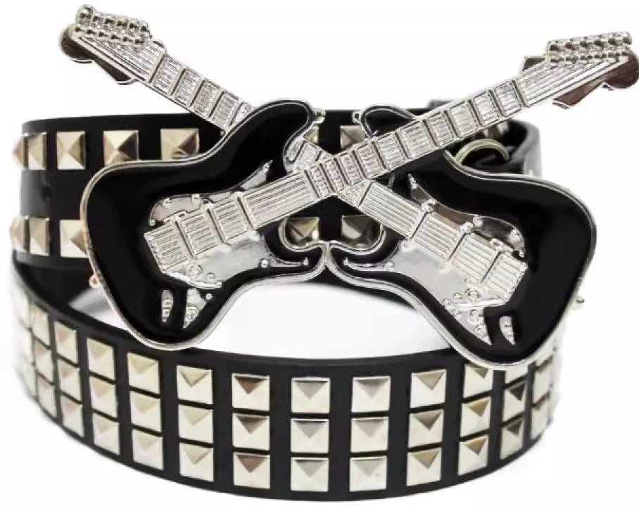 RockRiff Punk Leather Belt