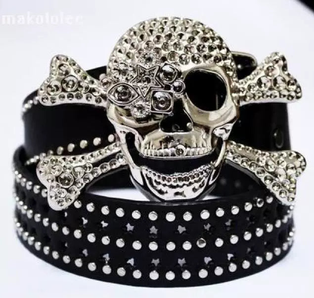 RockRiff Punk Leather Belt