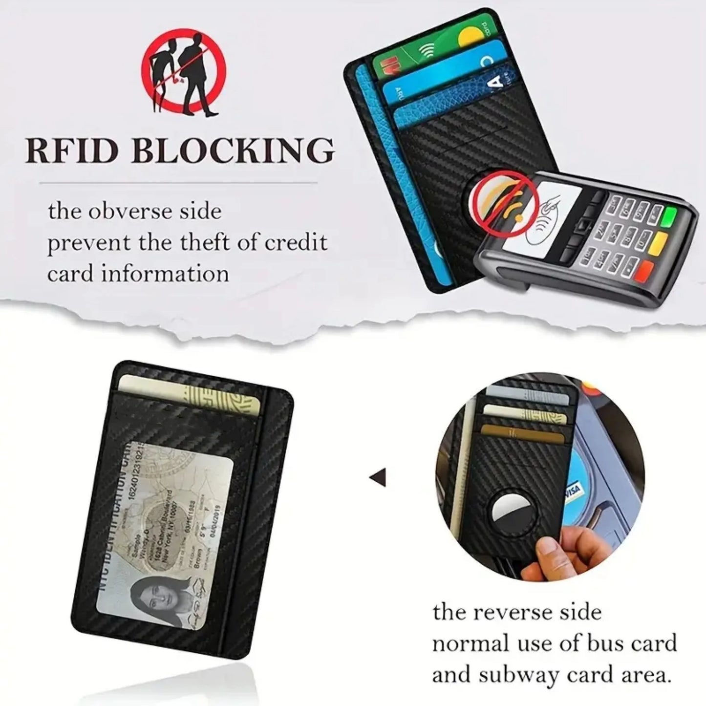 Wallet With Built-in AirTag Protective Case