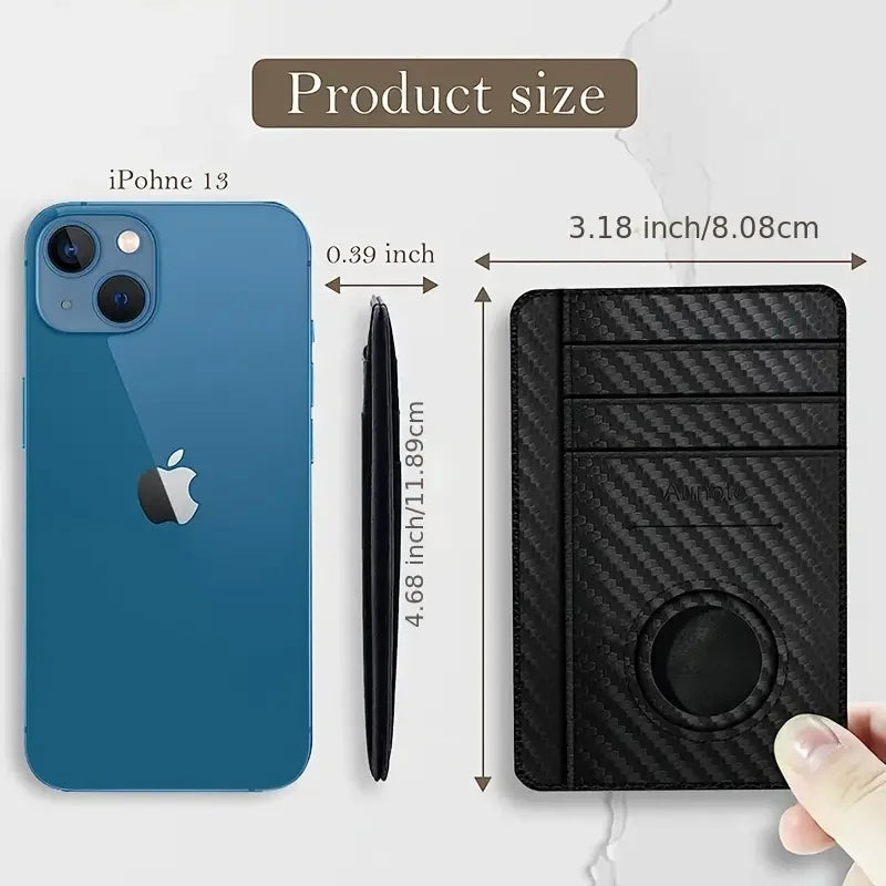 Wallet With Built-in AirTag Protective Case