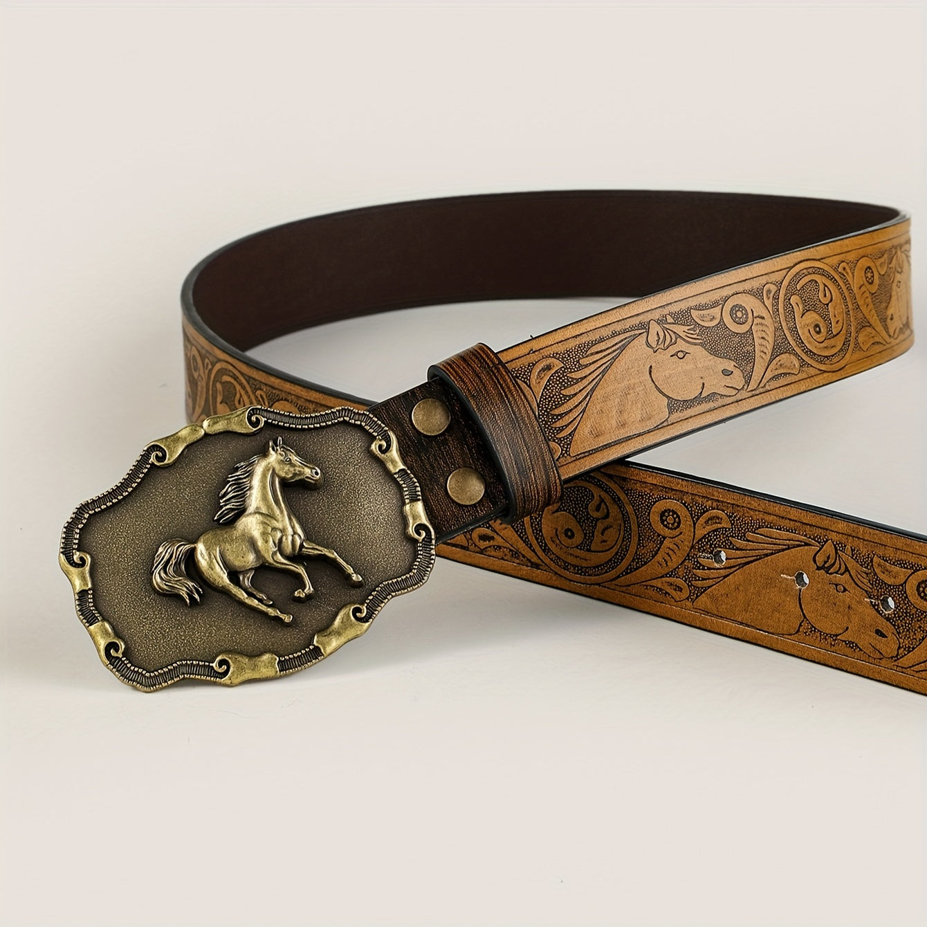 Iron Saddle Vintage Western Belt