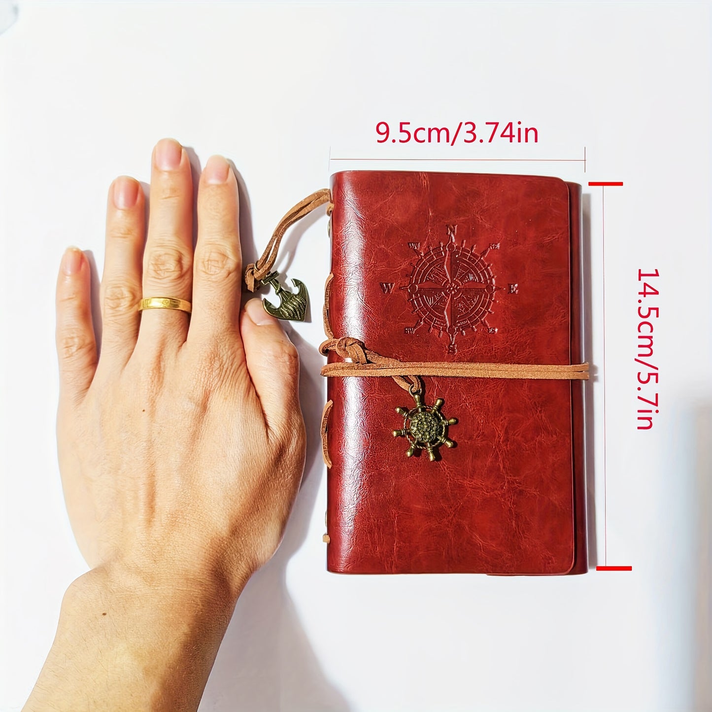 Blackbeard’s Log Vintage Leather Journal