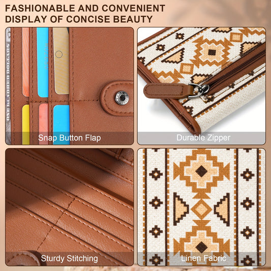 Aztec Breeze Ultra Slim Leather Wallet