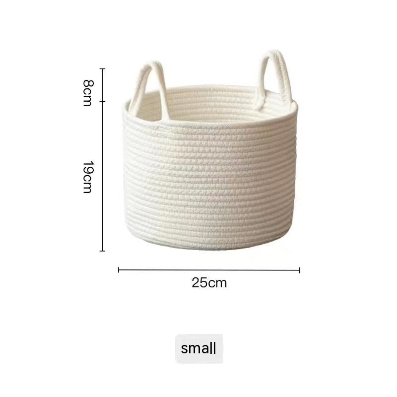 Sierra Loom Jute & Cotton Basket