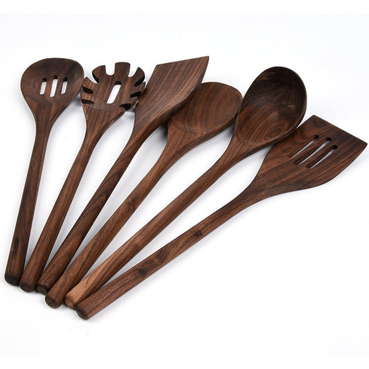 WalnutCraft 6-Piece Kitchen Utensil Set