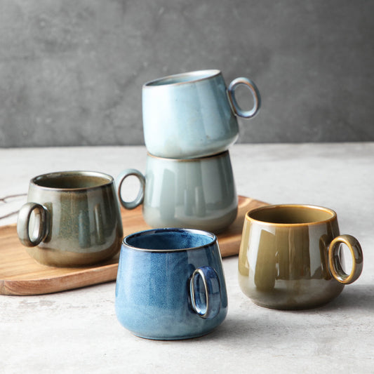 ClayCraft Retro Kiln Coffee Cup Set
