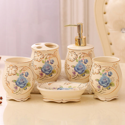Regalia Luxe 5-Piece Ceramic Bathroom Set