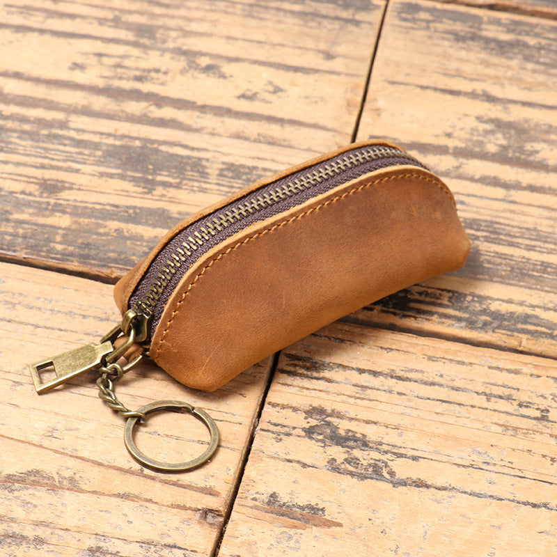 Leather Clutch & Coin Pouch
