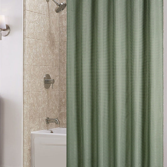 PureWeave Waffle Shower Curtain