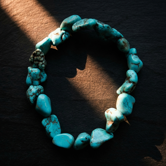 Chunky Turquoise Bracelet