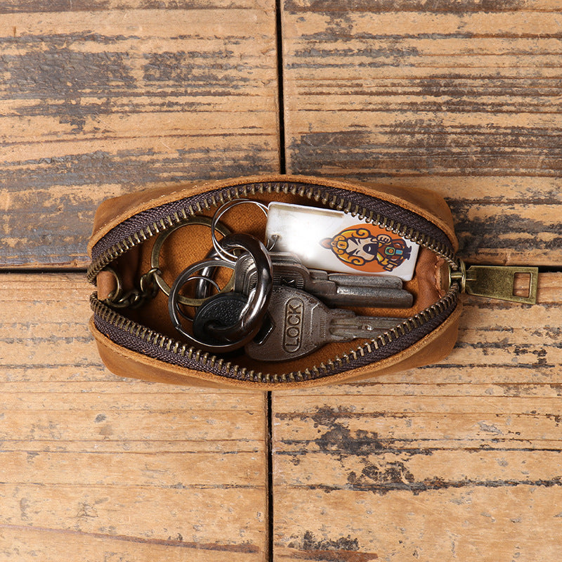 Leather Clutch & Coin Pouch