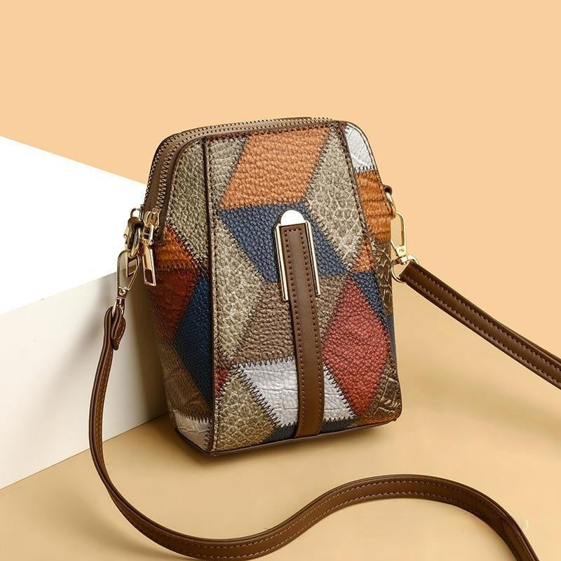 LuxeStitch Soft Leather Shoulder Bag