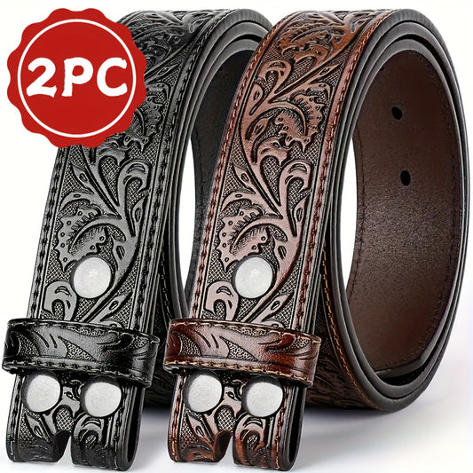 Rustler’s Trail Genuine Leather Belt Straps