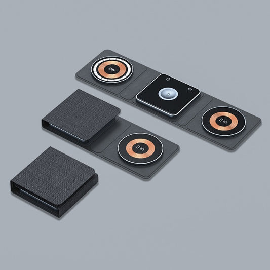 MagCharge Pro 3-in-1 Magnetic Folding Wireless Charger Station