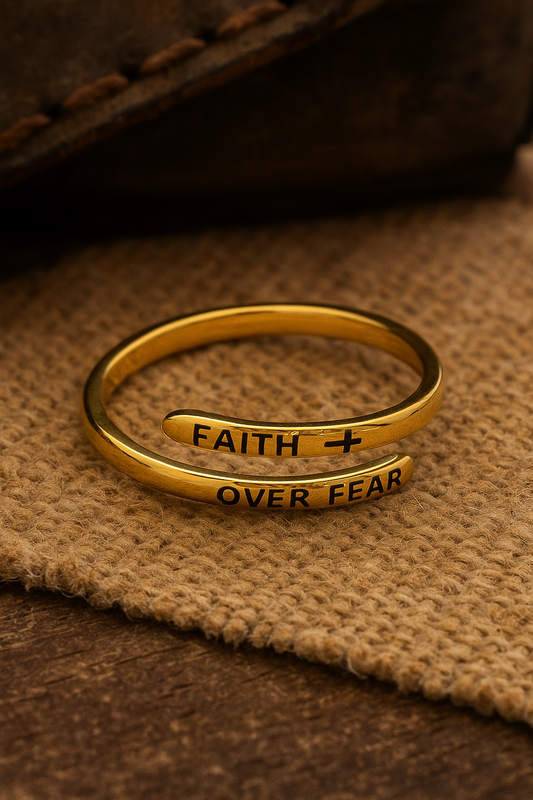 Fearless Faith Bypass Ring