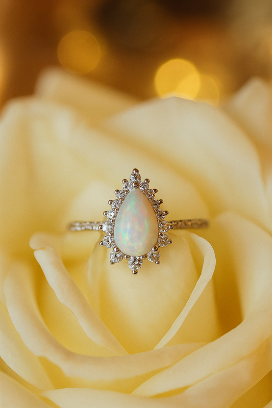 Luminous Opal Ring