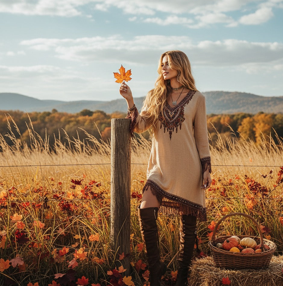 Sundown Fringe Dress