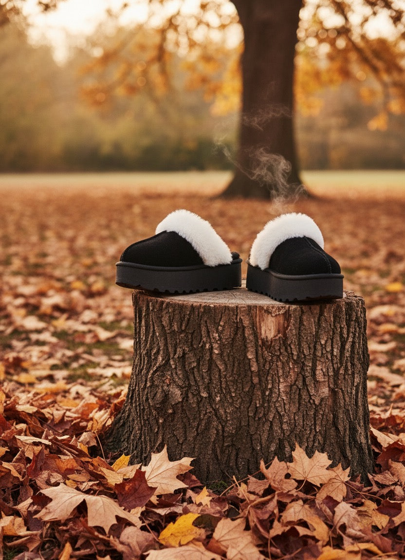 Alpine Hearth Fur Slippers