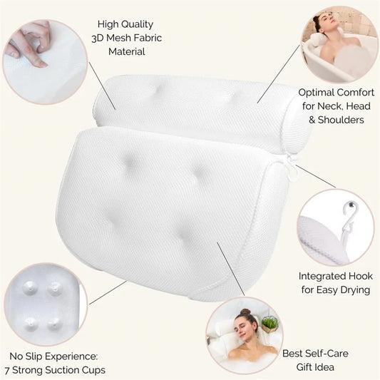 CloudRest Air Mesh Bath Pillow