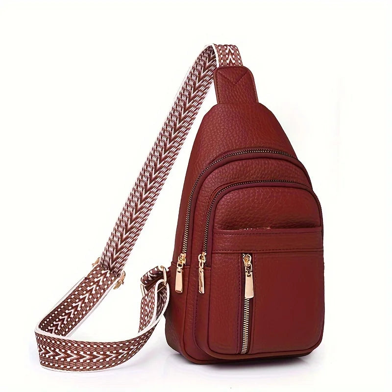 Retro Soft Leather Crossbody Bag