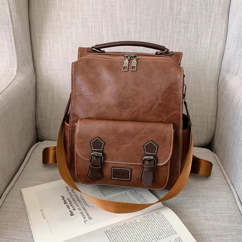 Vintage Leather Backpack