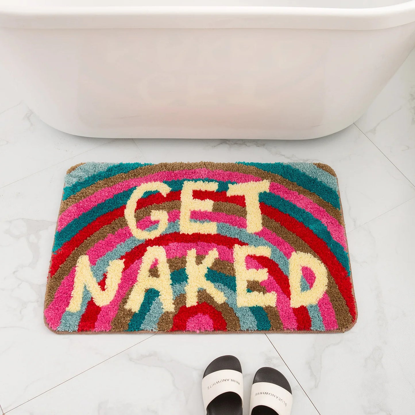 BareJoy “Get Naked” Bathroom Runner