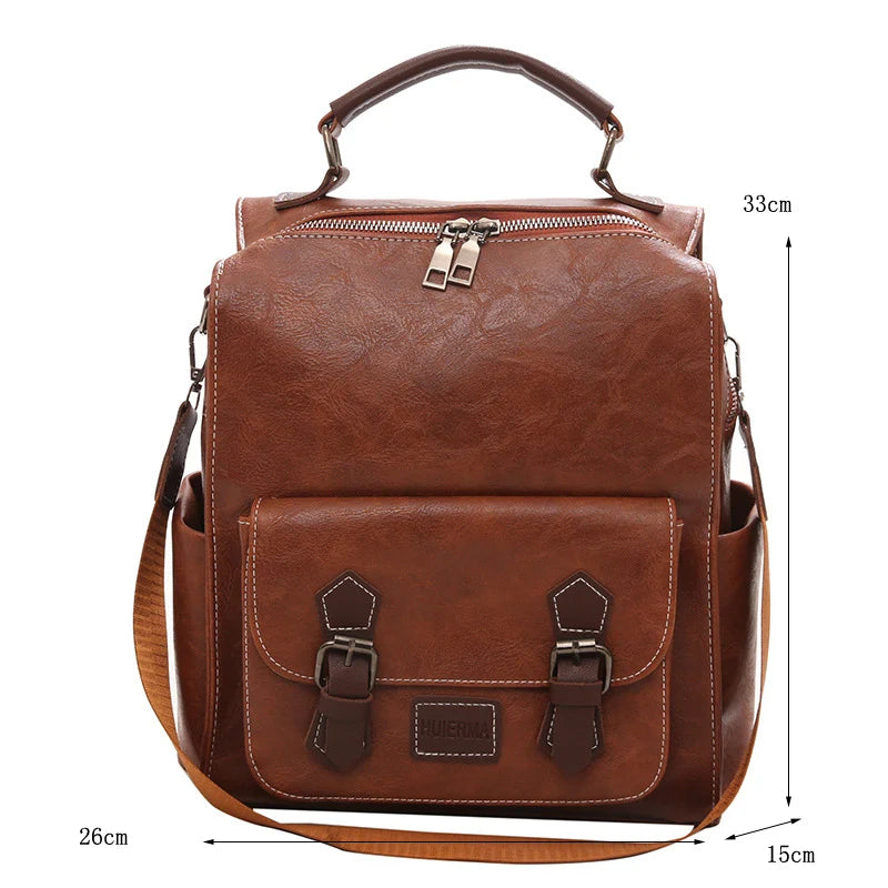 Vintage Leather Backpack
