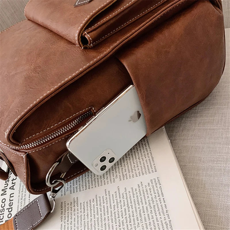 Vintage Leather Backpack