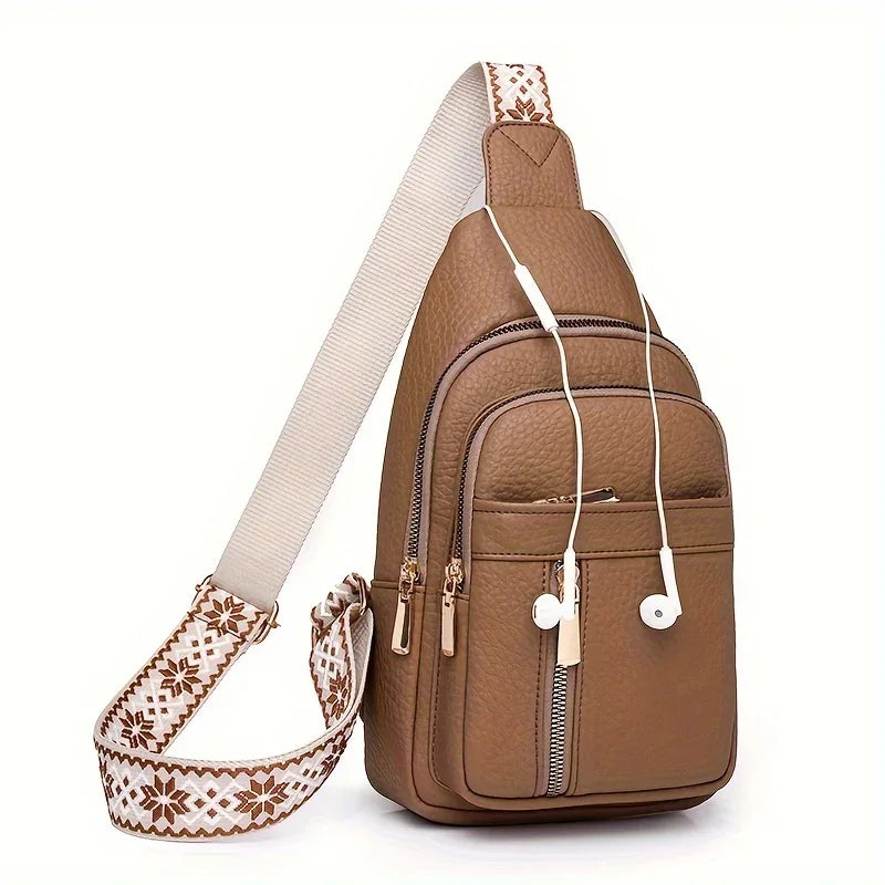 Retro Soft Leather Crossbody Bag