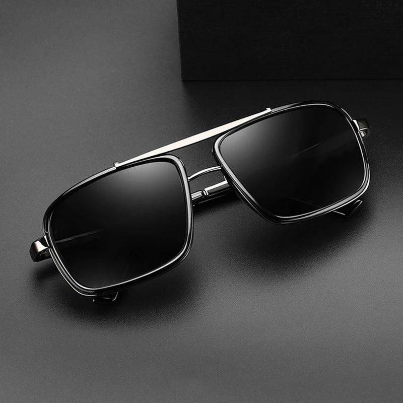 Retro Metal Steampunk Sunglasses