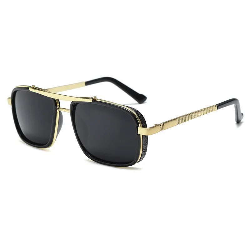 Retro Metal Steampunk Sunglasses