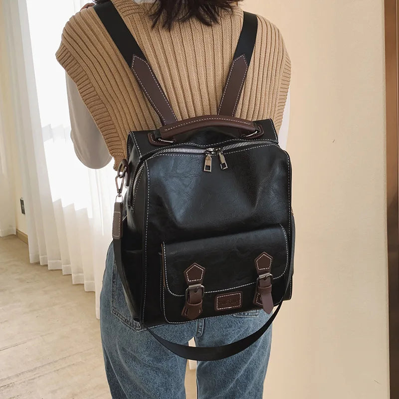 Vintage Leather Backpack