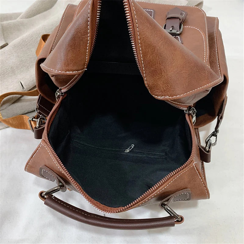 Vintage Leather Backpack