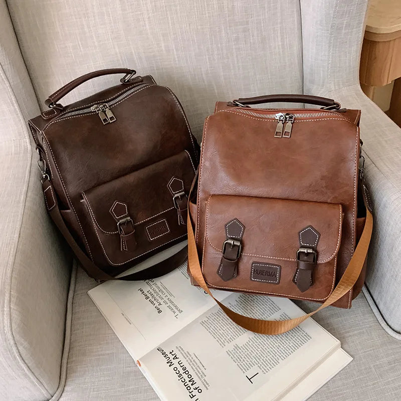 Vintage Leather Backpack