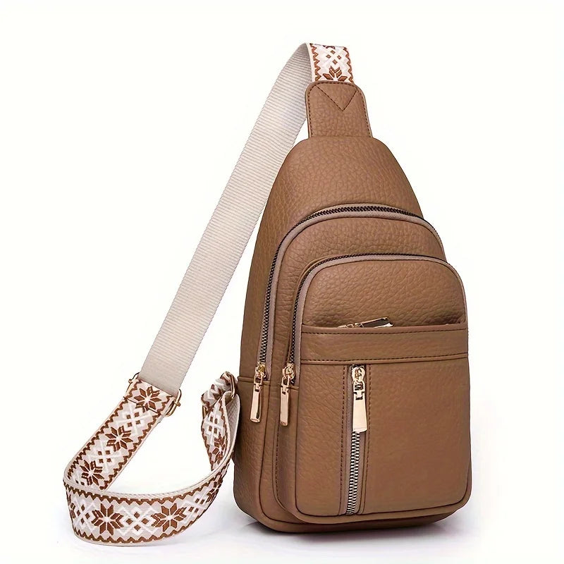 Retro Soft Leather Crossbody Bag