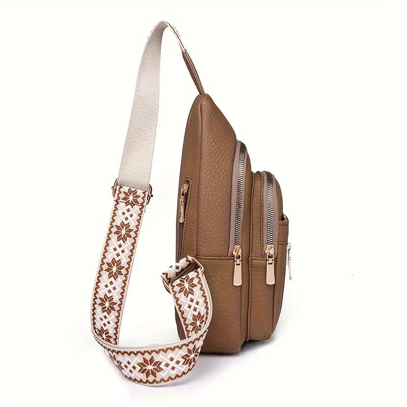 Retro Soft Leather Crossbody Bag