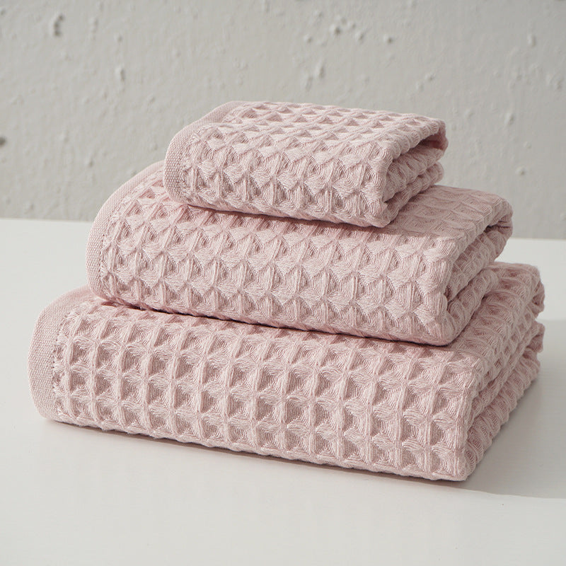 CloudWeave Pure Cotton Honeycomb Towels