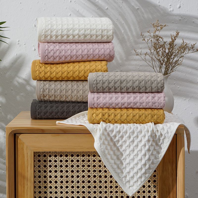 CloudWeave Pure Cotton Honeycomb Towels